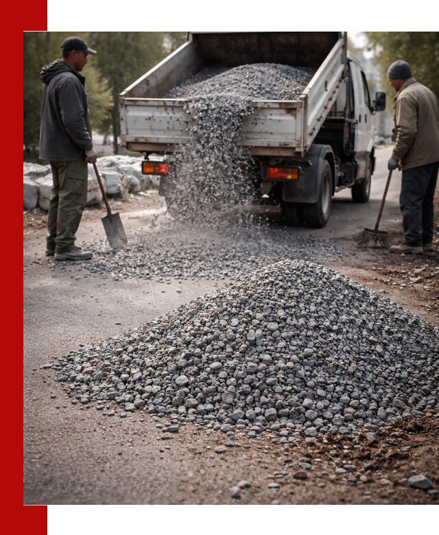 Гранитная крошка для посыпки дорог и тротуаров в Нижнекамске