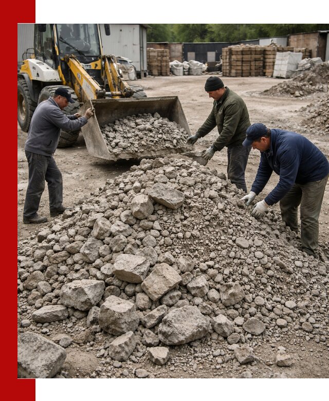 Демонтаж и вывоз бой бетона в Нижнекамске