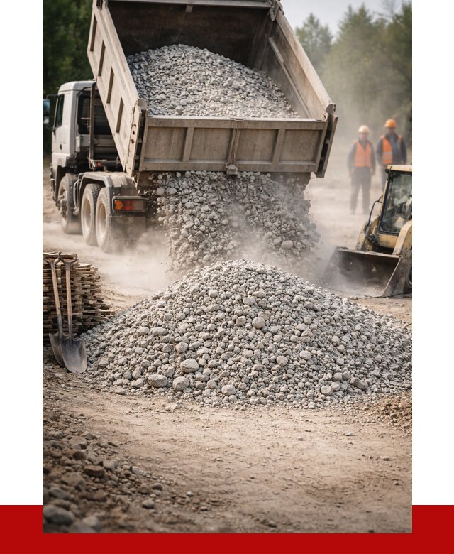 Купить дробленый бетон в Нижнекамске от 1724 р./куб | ПРОНЕРУДНжм
