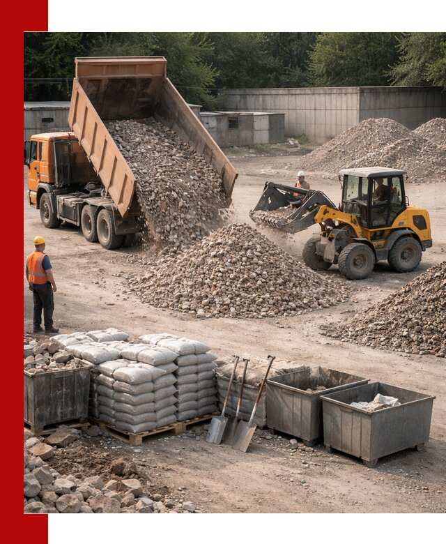 Вторичные материалы для отсыпки в Нижнекамске — поставка и доставка