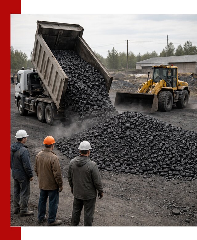 Доставка угля антрацита в Нижнекамске с самосвалами и погрузкой