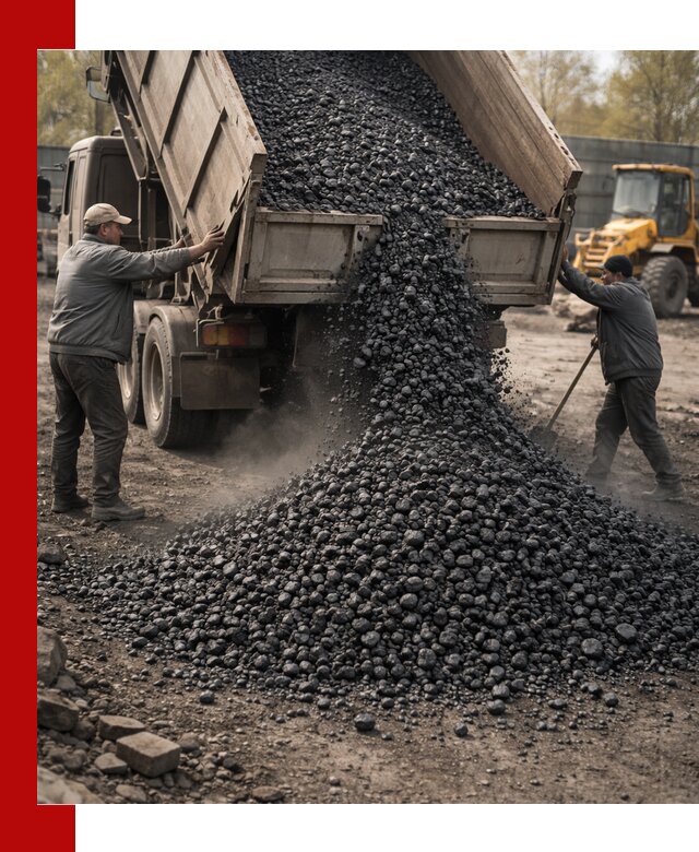 Доставка угля семечка самосвалами в Нижнекамске