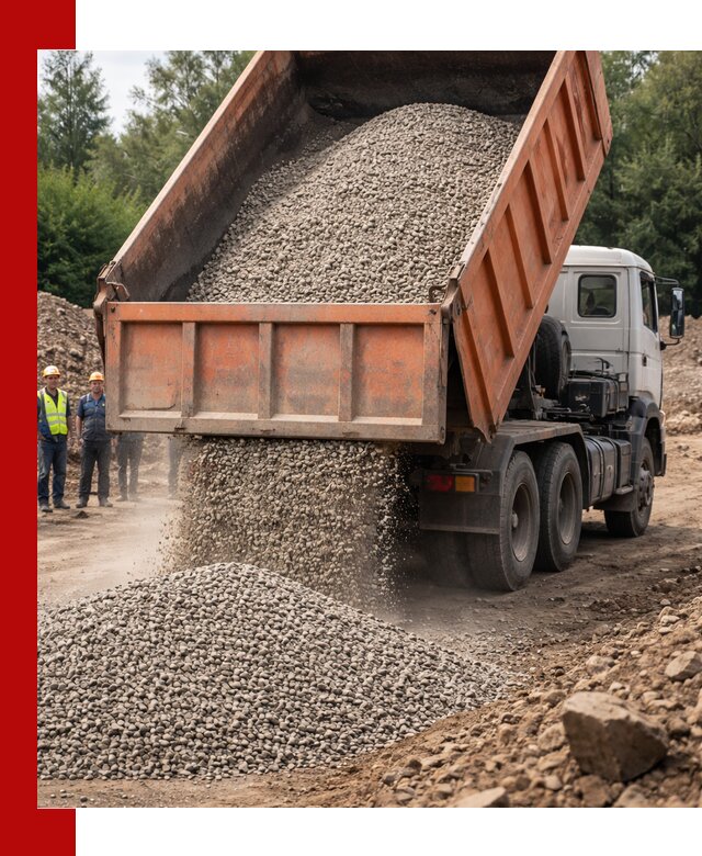 Доставка сыпучих материалов самосвалом в Нижнекамске быстро и надежно