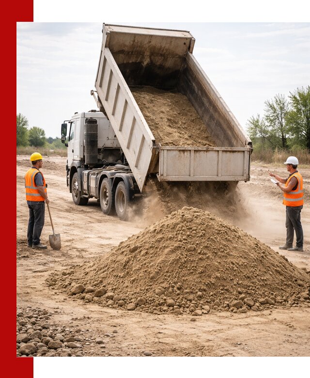 Доставка самосвалом 15 кубов в Нижнекамске за город и по городу