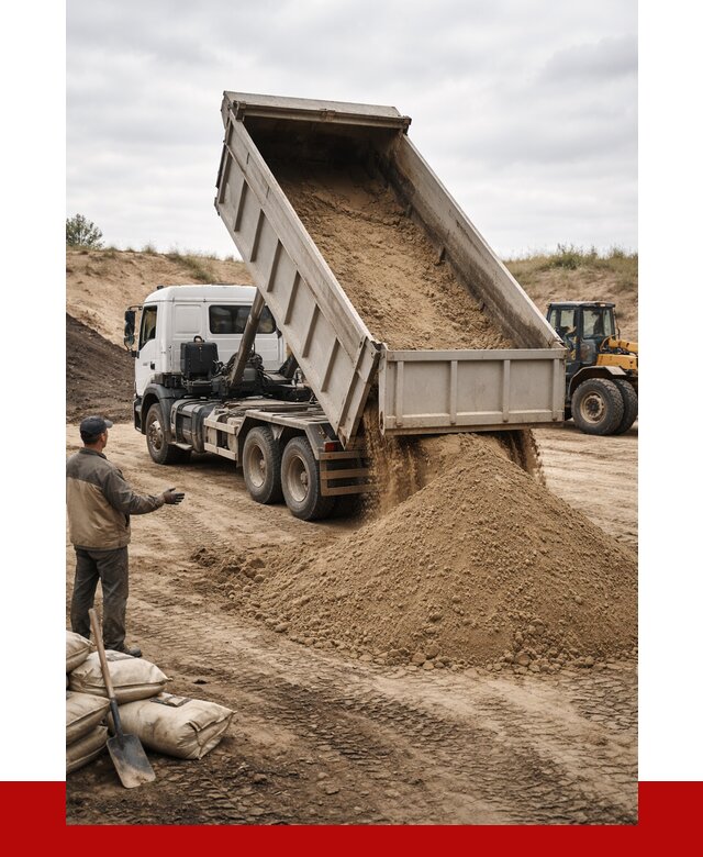 Доставка самосвалом 20 кубов в Нижнекамске от 7604 р. | ПРОНЕРУДНжм