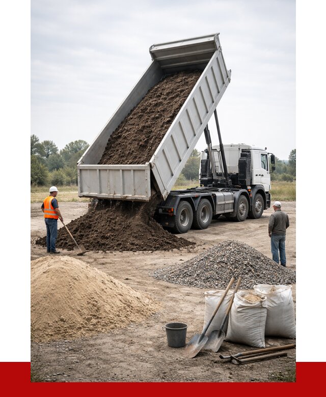 Доставка самосвалом 30 кубов в Нижнекамске от 8618 р. | ПРОНЕРУДНжм