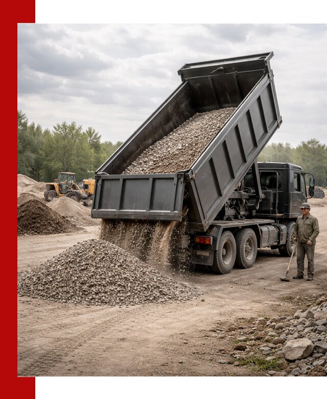 Доставка самосвалом 30 м3 по выгодным ценам в Нижнекамске