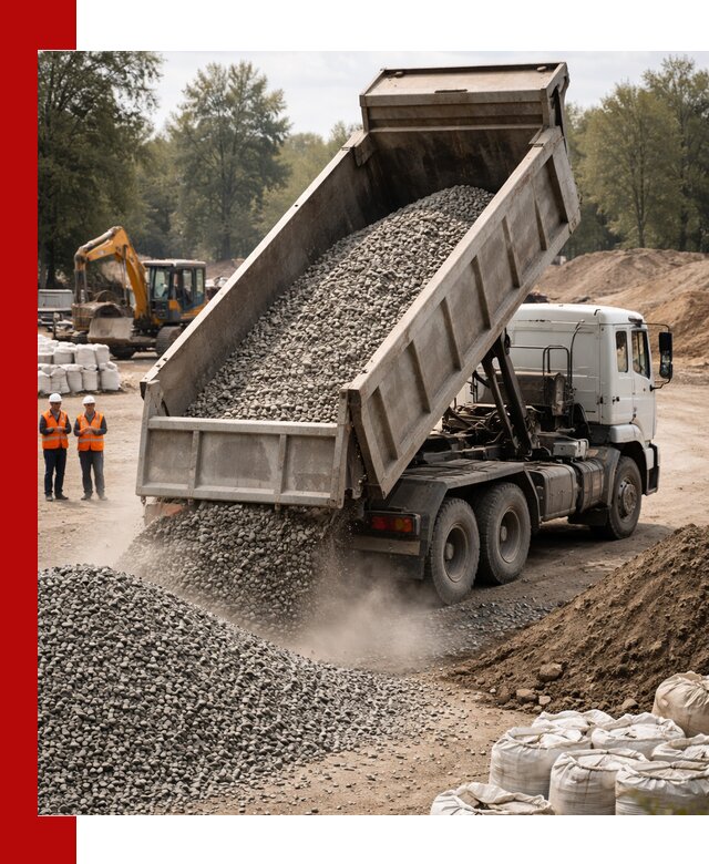 Аренда самосвала в Нижнекамске для доставки сыпучих и нерудных материалов