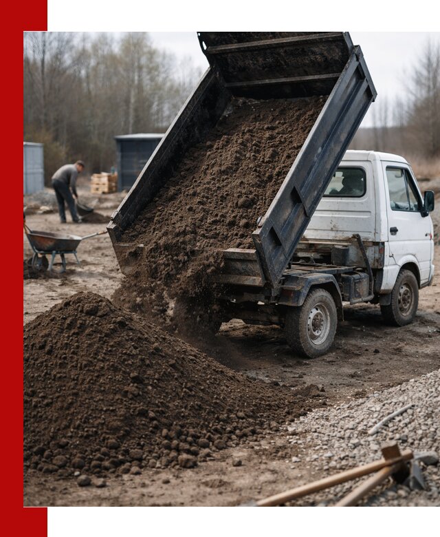 Аренда минисамосвала в Нижнекамске для доставки сыпучих материалов