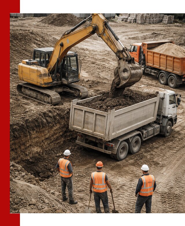 Разработка грунта для строительства и благоустройства в Нижнекамске