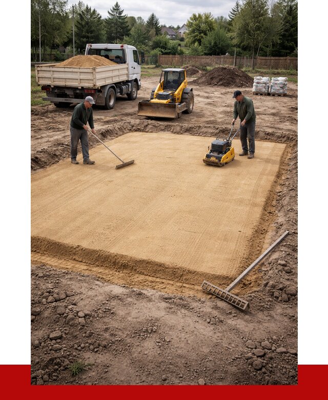 Устройство песчаной подушки в Нижнекамске от 4563 р. ПРОНЕРУДНжм